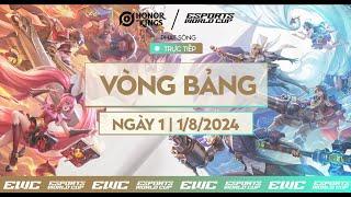 HONOR OF KINGS |  ESPORTS WORLD CUP | VÒNG BẢNG NGÀY 1