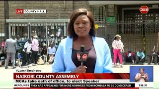 Nairobi Members of County Assembly take oath of office, to elect Speaker