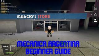 Mecanica Argentina Beginner Tutorial (how to make money) fixing cars job