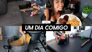 VLOG: Faxina na casa, jantar delicioso e limpando o quintal.