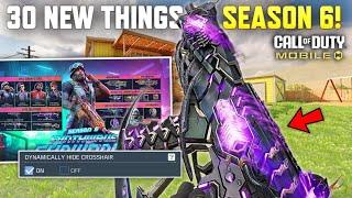 30+ NEW THINGS Coming In COD Mobile Season 6 2024!