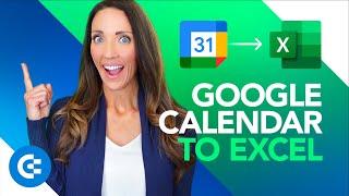 How to export Google Calendar to Excel in 2 minutes ️