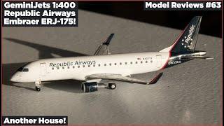 GeminiJets 1:400 Republic Airways ERJ-175! | Model Reviews #62