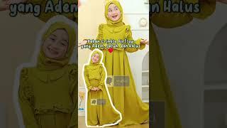 Gamis Anak Crinkle Murah, cek tiktok @cekoutfityuk #gamisanak #gamisanaklucu