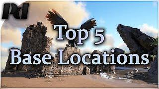 Valguero Top 5 Base Locations! Ark: Survival Evolved