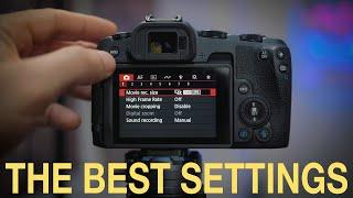 The BEST SETTINGS To Shoot Cinematic Videos - Canon R8 & All Cameras