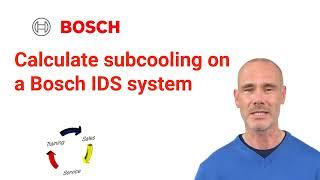 Calculate subcooling on a Bosch IDS/IDP