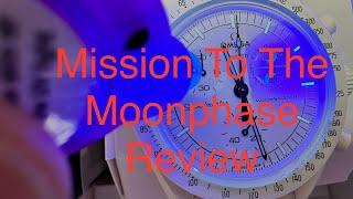 Omega Swatch Snoopy Mission to the Moonphase Bioceramic Moonswatch Speedmaster Review