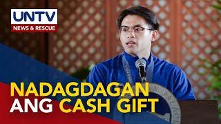 2-time gold medalist Carlos Yulo, binigyan ng P14-M cash gift at medalya ng Kamara