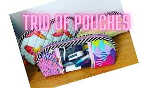 Trio Of Pouches Pattern tutorial