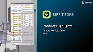 ESPRIT EDGE 2023 | Accurate cycle time