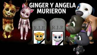 GINGER Y ANGELA MURIERON -  My Talking Tom Friends - AMONG US - R.I.P GINGER AND ANGELA