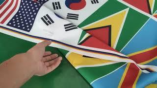 How to make double side flag?So easy!Double sided flag printer!