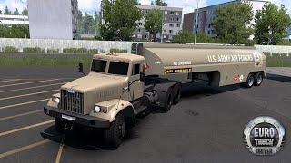 ets2 КрАЗ-255Б «Лаптежник» времени СССР + прицеп Fruehauf_T50s