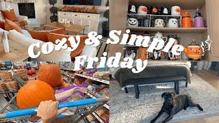 A SLOW FRIDAY IN MY LIFE | New iPhone 16, Giving them their BOO BASKETS, PUMPKINS FOR THE HOUSE