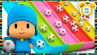  Learn Numbers with Color Balls & The Magic Slide [94min] Full Episodes |VIDEOS & CARTOONS for KIDS