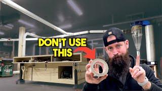 Installing dust collection, With One Simple Modification |Plus DON'T USE THIS|