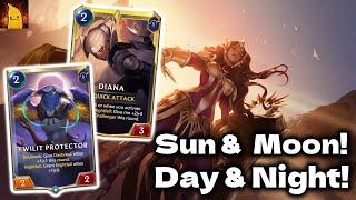 The Sun & Moon Are Unstoppable!! Leona diana | Legends of Runeterra