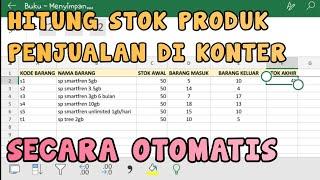 MUDAH HITUNG STOK PENJUALAN BARANG KONTER DENGAN EXCEL DI ANDROID