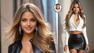 Beautiful Street Fashion in NY [4K] AI LookBook, AI ART beautiful girls, AI Fashion #aigirl