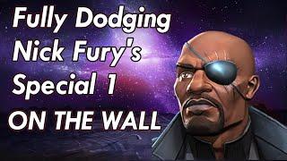 Fully Dodging Nick Fury's Special 1 On The Wall.