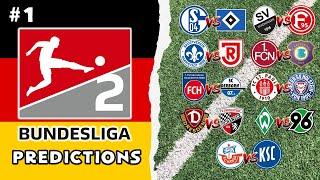 2. Bundesliga Predictions - Matchday 1