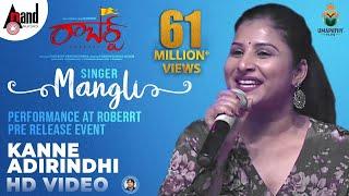 Singer Mangli Kanne Adhirindhi Song Performance At Roberrt Pre Release Event | Darshan | Arjun Janya