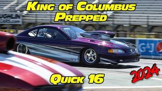 King of Columbus Prepped Doorslammer ELIMINATIONS Quick 16 Drag Racing at National Trails 2024