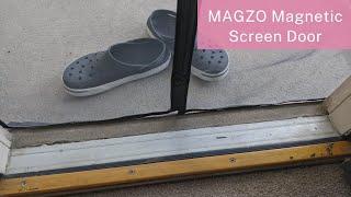 MAGZO Magnetic Screen Door Review | Fiberglass Mesh Curtain