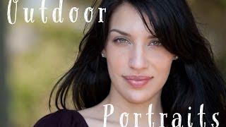 Outdoor Portraits Tutorial: How to use natural light and fill flash with digital photography