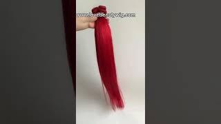 lovebeautywig | Red Straight Bundle Deals Human Hair#bundledeals