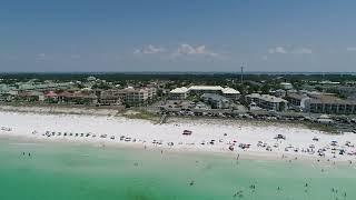 Aerial View of Miramar Beach Regional Beach Access in Florida