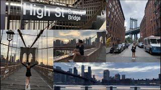  해지는 노을녘에 브루클린 브릿지 올라가기  #브루클린 #덤보  #Brooklyn bridge  #4k#미국여행