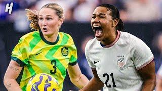 USA Women vs Australia Women | 2025 SheBelieves Cup – All Goals & Highlights 