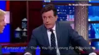 Presidential Candidate Donald Trump on the Stephen Colbert Show - RARE Suppressed Version