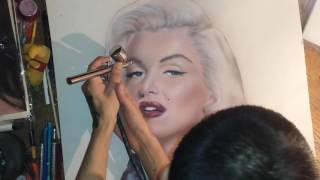 Marilyn Monroe - Airbrush Artwork