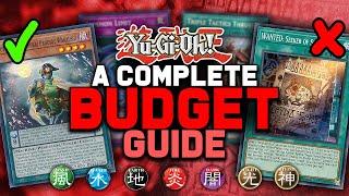 A Complete Guide to Playing The Yu-Gi-Oh! Trading Card Game (TCG) on a Budget