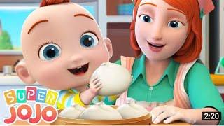 Steamed Buns Song | Recipe Song for Kids | Super Jojo Nursery Rhymes & Kids Songs | Cartoon Kids