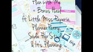 Plan with Me| ft Soda Pop Studio & It's Planning Time + Bonus Haul!