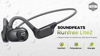 SoundPEATS Runfree Lite2 - Bluetooth 5.3 Air Conduction Headphones - PeatsAudio App - Android & iOS