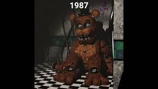FNAF Withered Freddy over the years