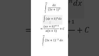Calculus Help: Improper Integral: ∫ From 1 to ∞ dx/(3x+1)^2 - Techniques - SOLVED!!!