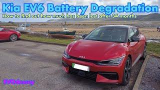 My Kia EV6 ‘Elvira’ Battery Degradation after 34 months