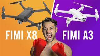 XIaomi Fimi x8 vs Fimi a3 comparison(footage, unboxing) best DJI alternatives