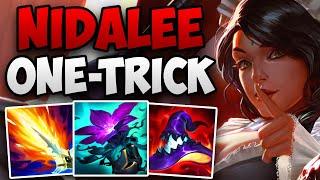 NIDALEE ONE-TRICK SOLO CARRIES IN CHALLENGER | CHALLENGER NIDALEE JUNGLE GAMEPLAY | Patch 14.10 S14