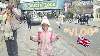 Tour of the famous London market CAMDEN,  I showed you everything we did a lot there...