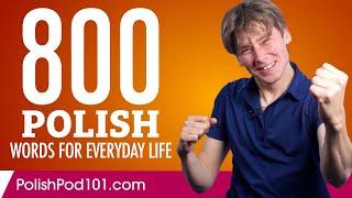 800 Polish Words for Everyday Life - Basic Vocabulary #40