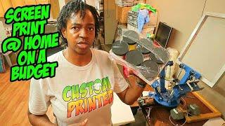 Print T-shirts At Home Best Home Based Screen Printing Full Equipment Set- Up At Reasonable Price