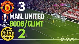 MANCHESTER UNITED 3-2 BODØ/GLIMT • Highlights • Europa League 24/25 | Simulation/Recreation