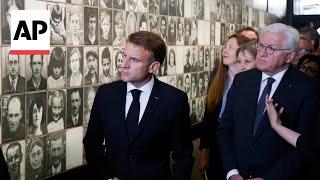 President Macron pays tribute to French civilians killed in Tulle during Nazi occupation in 1944